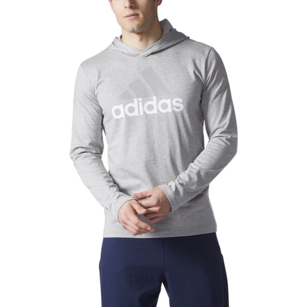 NEW Adidas Badge of Sport New Long sleeve Cotton Hoody Hoodie XL - Picture 12 of 13